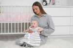 Baby Sleeping Bag Sack – Infant Sleeping Bags – 3 Pack - Pure Cotton Unisex Zip Up Wearable Blanket for Sleeping Boys & Girls (Grey Plaid, 12-18 Months) - Image 5